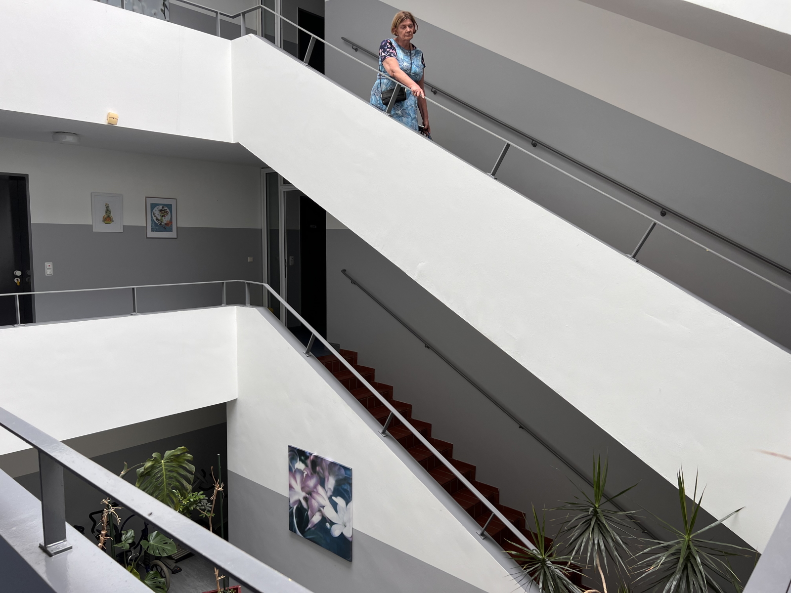 Wohnanlage Flur Erdgeschoss Treppe